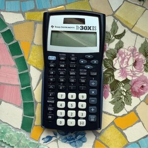Texas Instruments TI-30XIIS Scientific Calculator Blue with Cover Preowned
